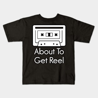 Vintage Cassette Tape, About To Get Reel T-Shirt Kids T-Shirt